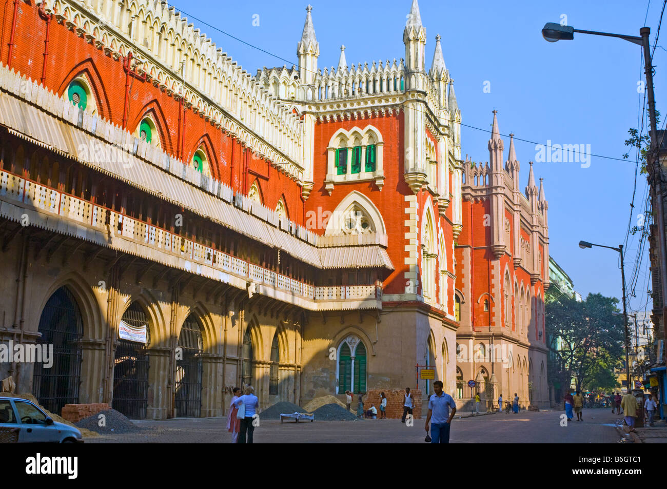 La Haute Cour de Calcutta, Kolkata, Inde Banque D'Images