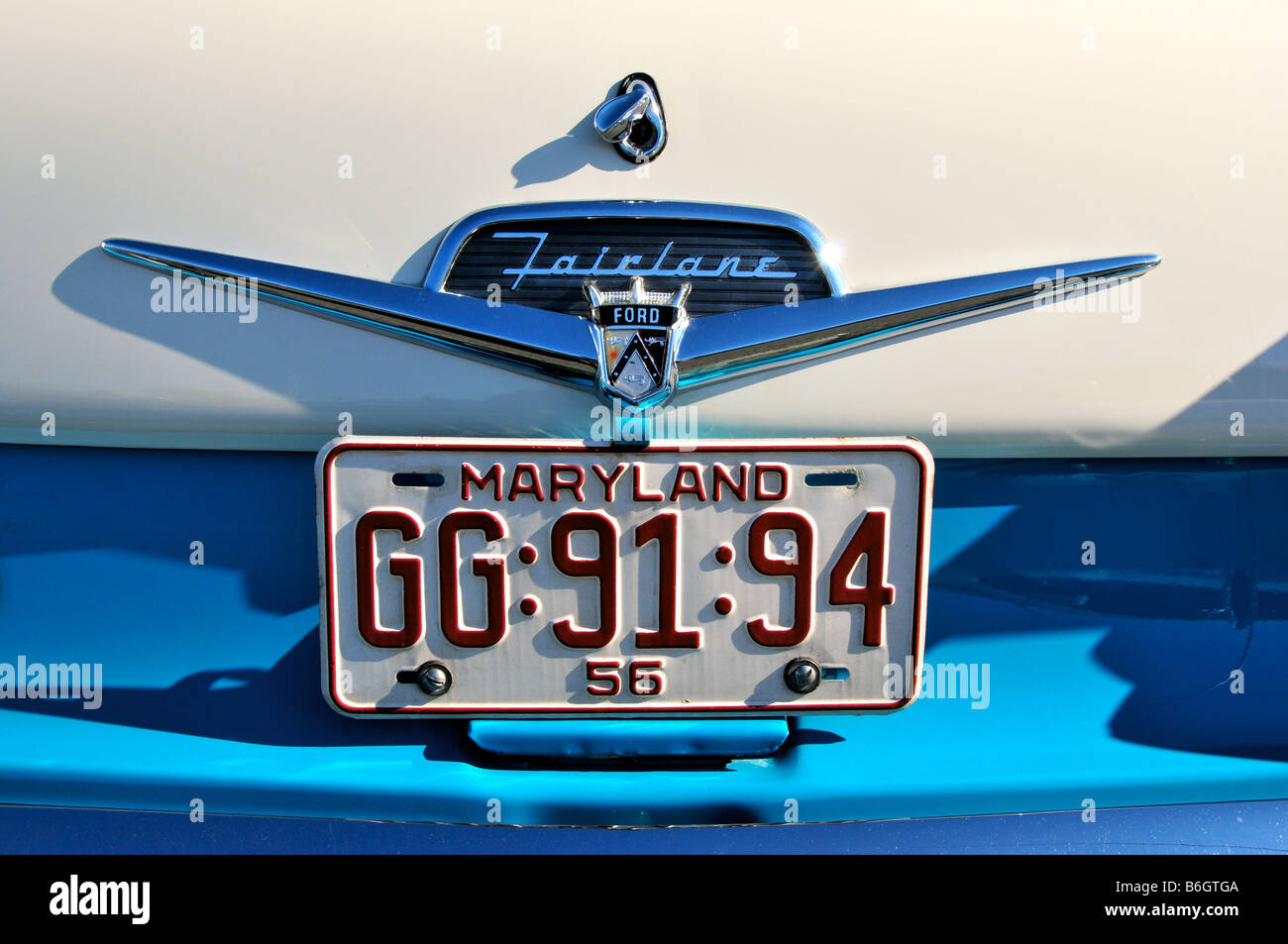 1950 Ford Fairlane Victoria classic car, USA Banque D'Images