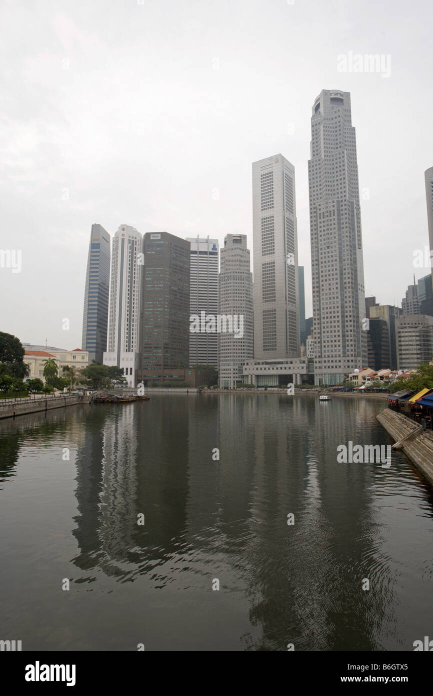 Quartier central des affaires, à Singapour Banque D'Images