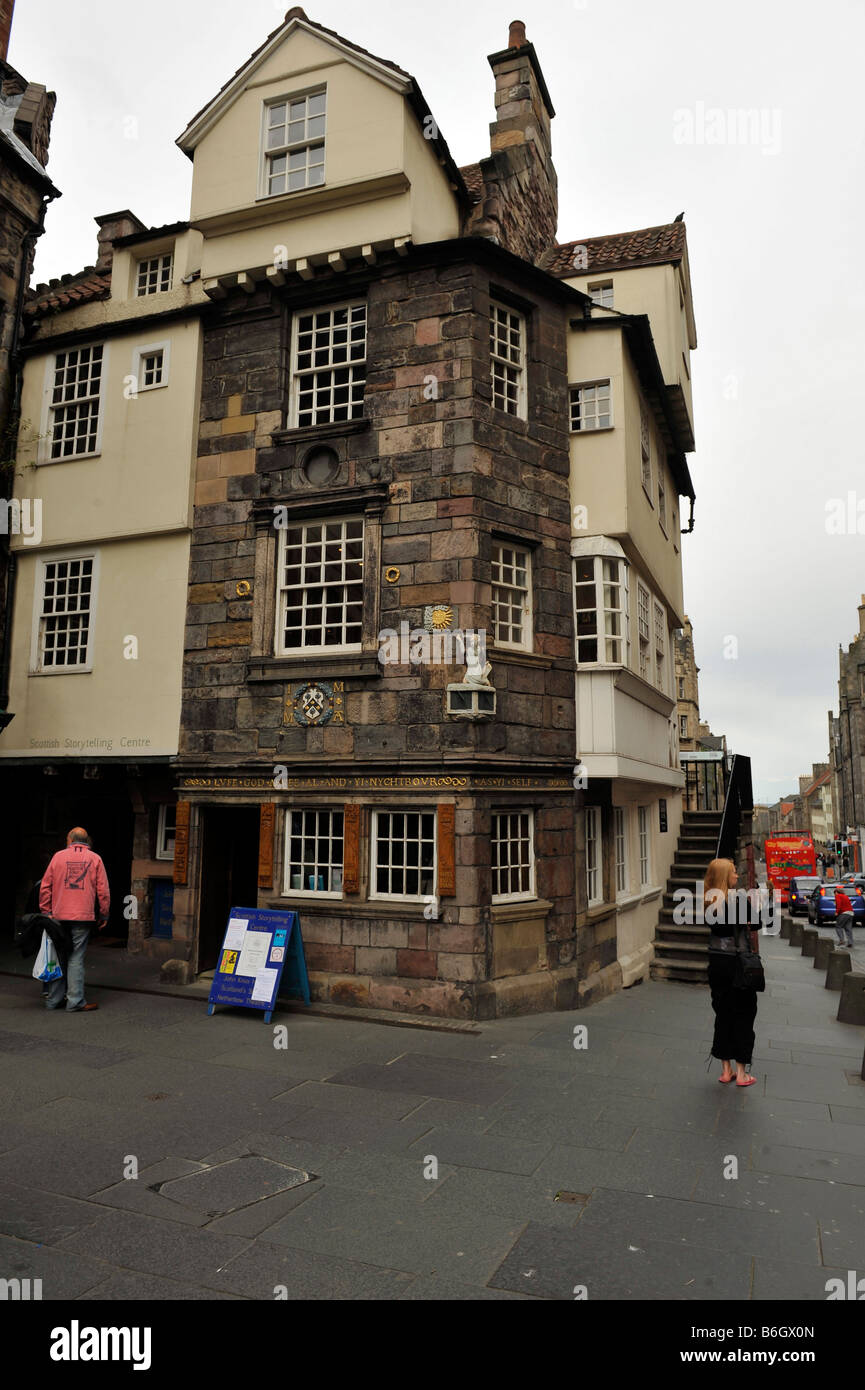 John Knox house Royal Mile Edinburgh Banque D'Images