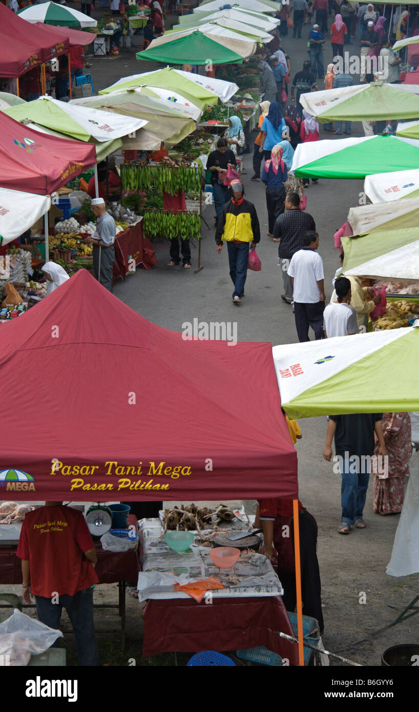 Marchés nocturnes aka "Pasar Malam", la Malaisie Banque D'Images