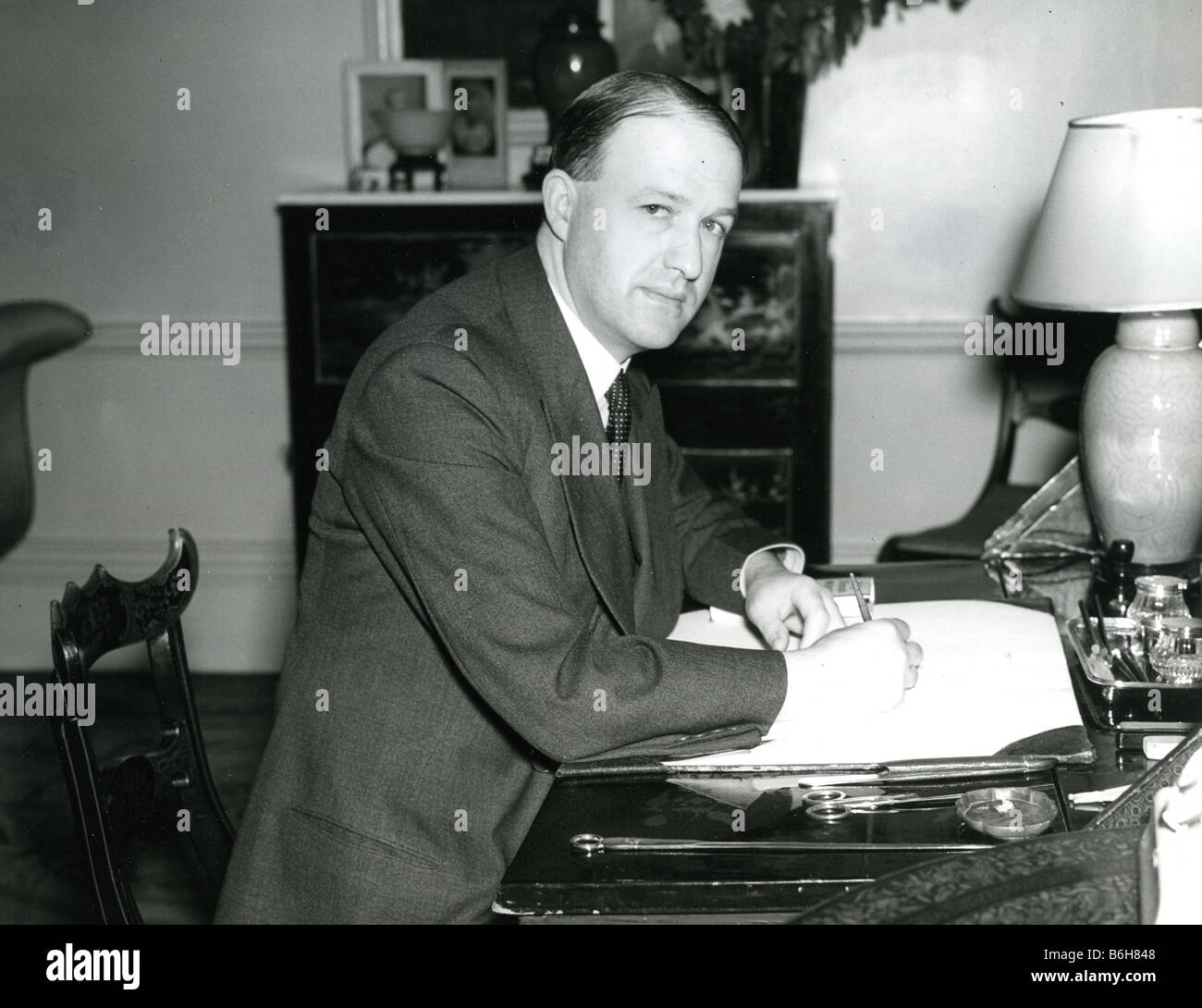 R un maître politicien conservateur en 1942 Banque D'Images