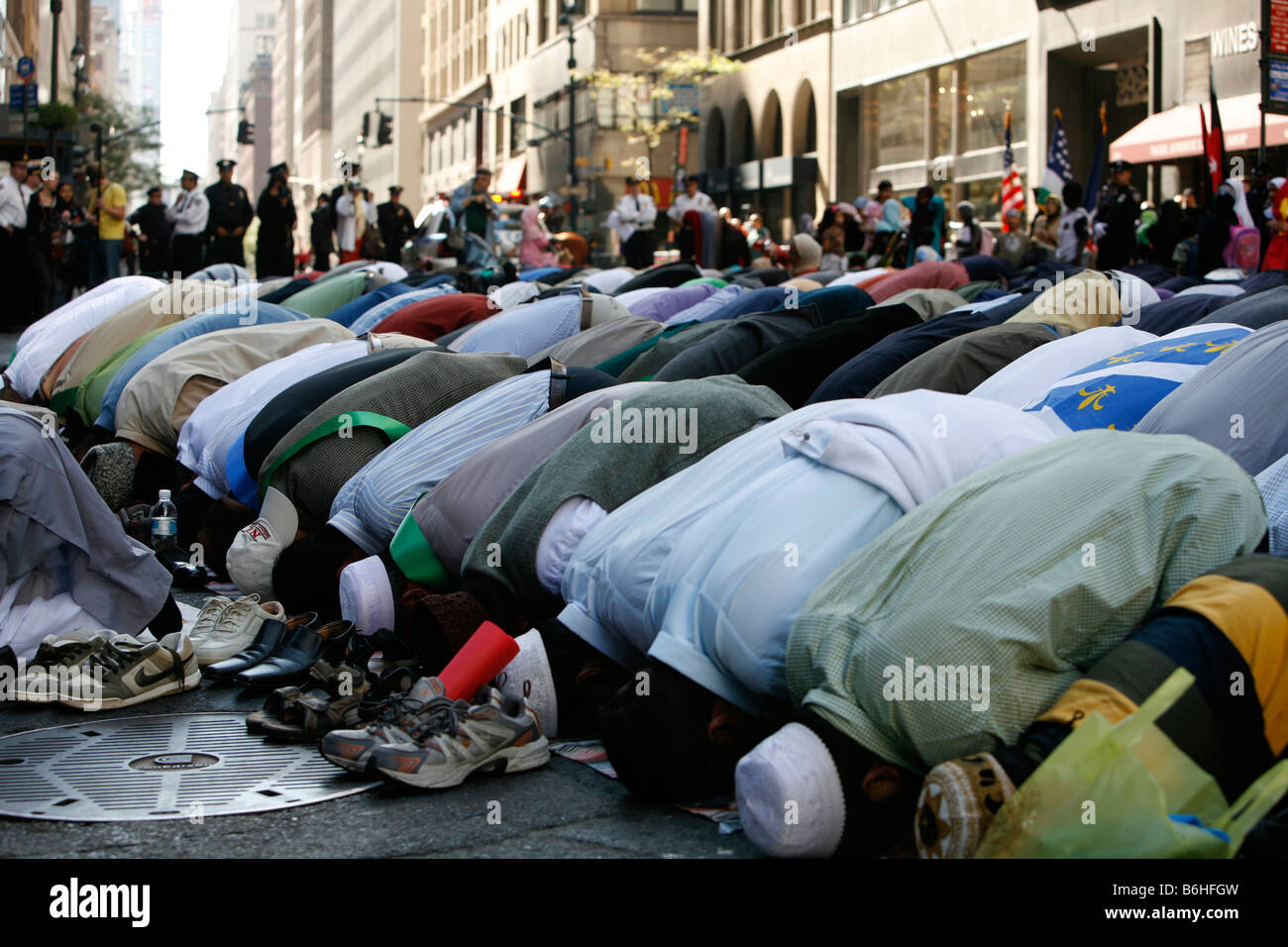 2008 American Muslim Day Parade et festival sur Madison Avenue à New York City Banque D'Images