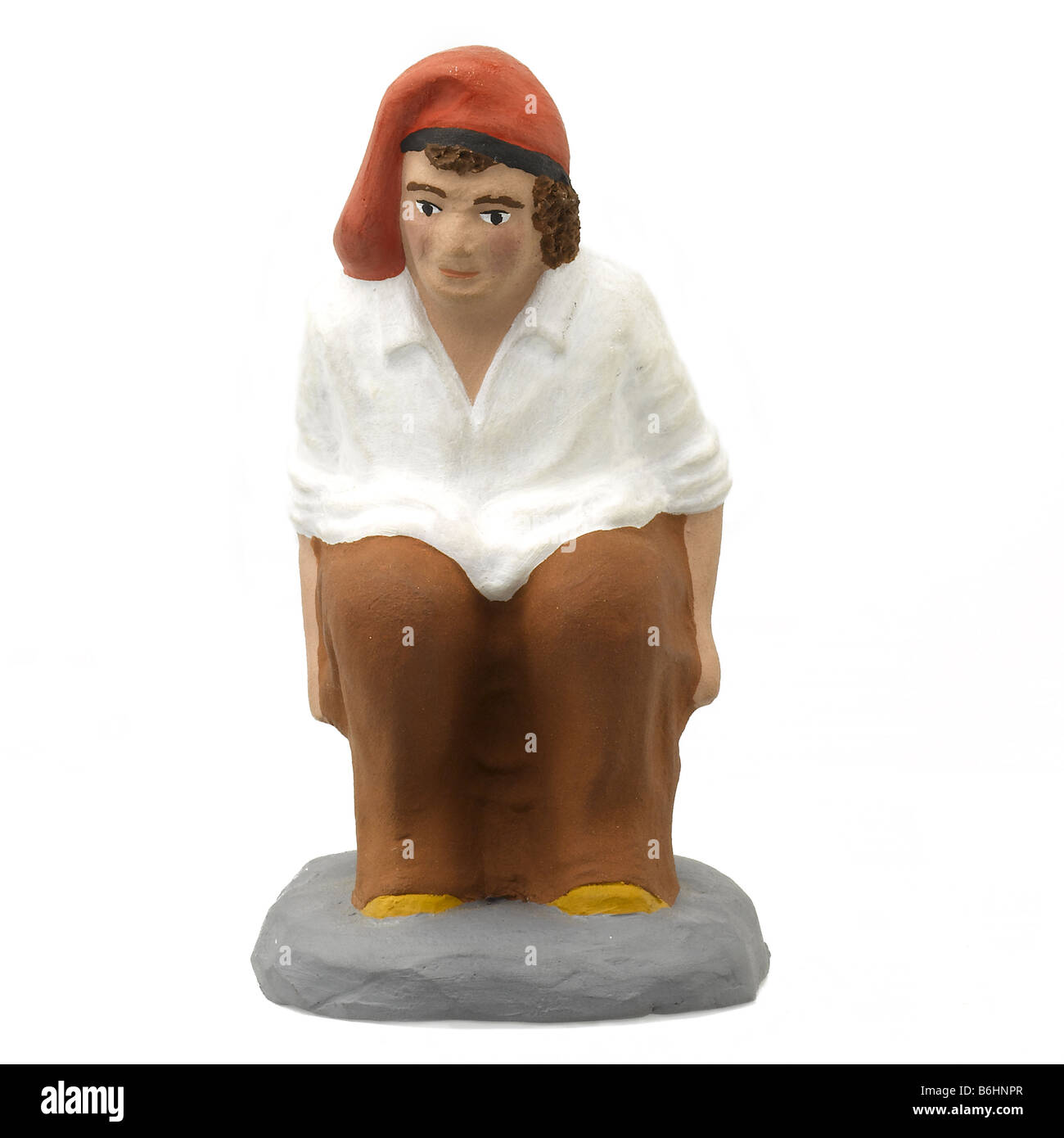 Figures de la nativité nativité catalogne typique Caganer figure Banque D'Images