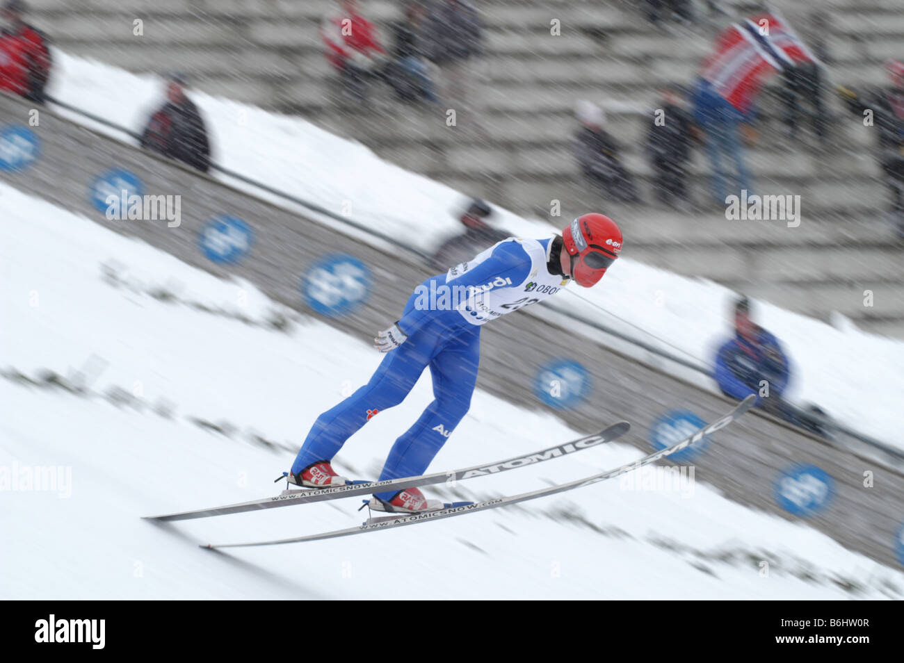 Combiné nordique,Coupe du monde, la Norvège Holmenkollen Banque D'Images