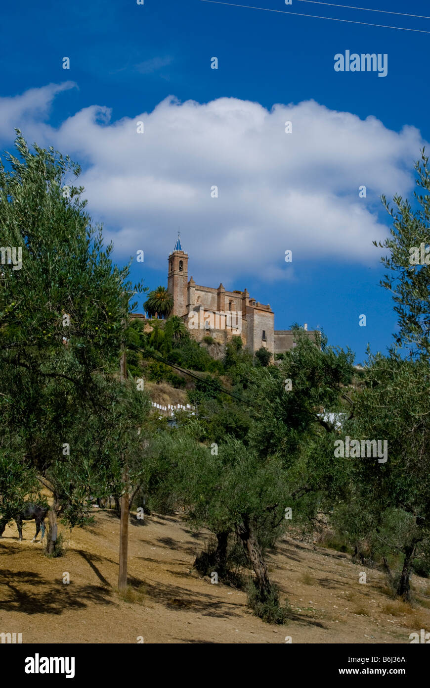 Europe espagne andalousie sierra Morena zufre Banque D'Images