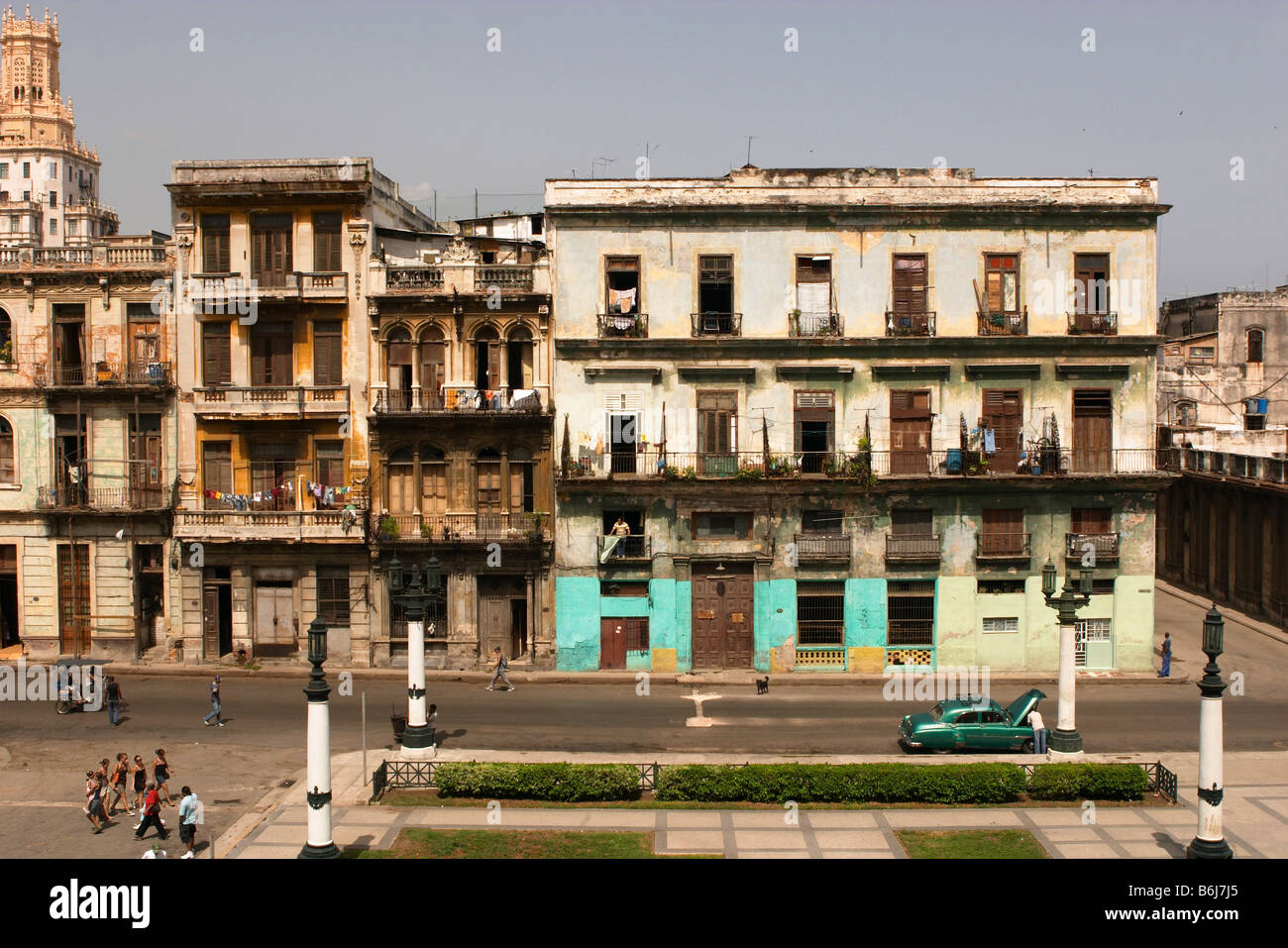 Rue de Cuba, La Havane, Cuba Banque D'Images