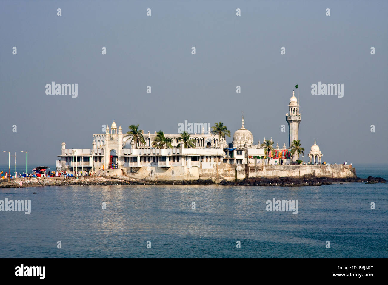 La mosquée Haji Ali, Mumbai, Inde, Asie Banque D'Images