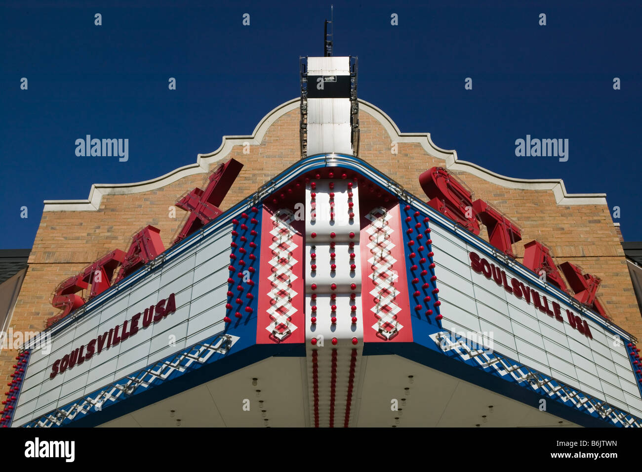 USA, New York, Memphis, Stax Museum of American Soul music Banque D'Images