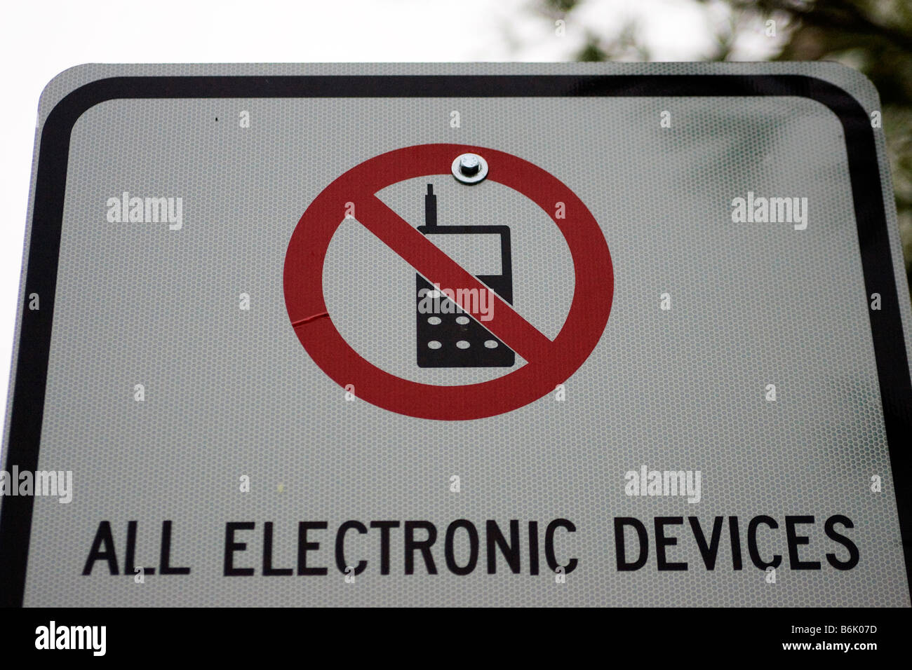 Pas d'utilisation du téléphone mobile Banque D'Images