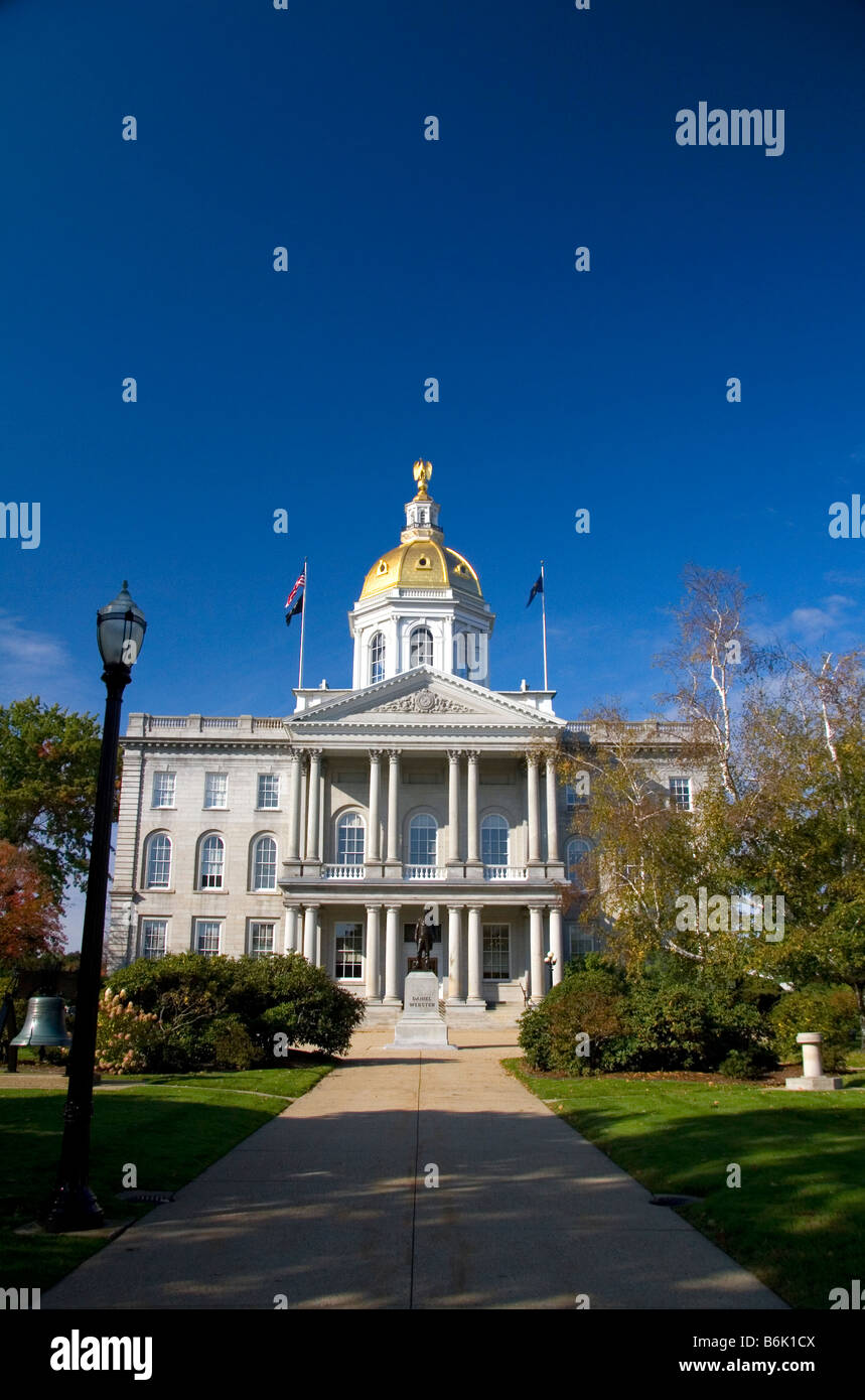 Le New Hampshire State House est le State Capitol building situé à Concord dans le New Hampshire USA Banque D'Images
