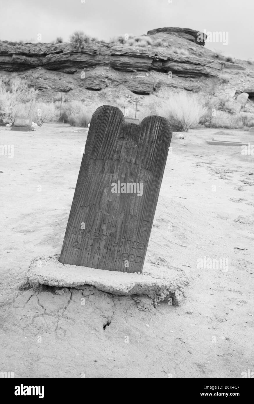 Cimetière Grafton Grafton Ghost Town Utah USA près de Zion National Park Banque D'Images