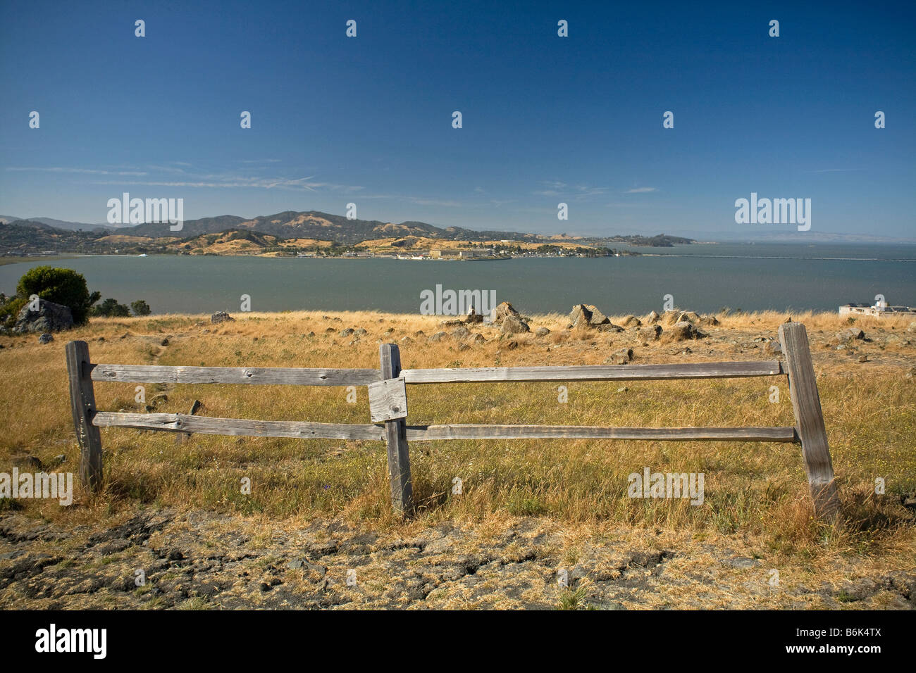 Californie - San Francisco Bay Mont Ring de préserver l'espace ouvert sur la péninsule de Tiburon dans le comté de Marin. Banque D'Images