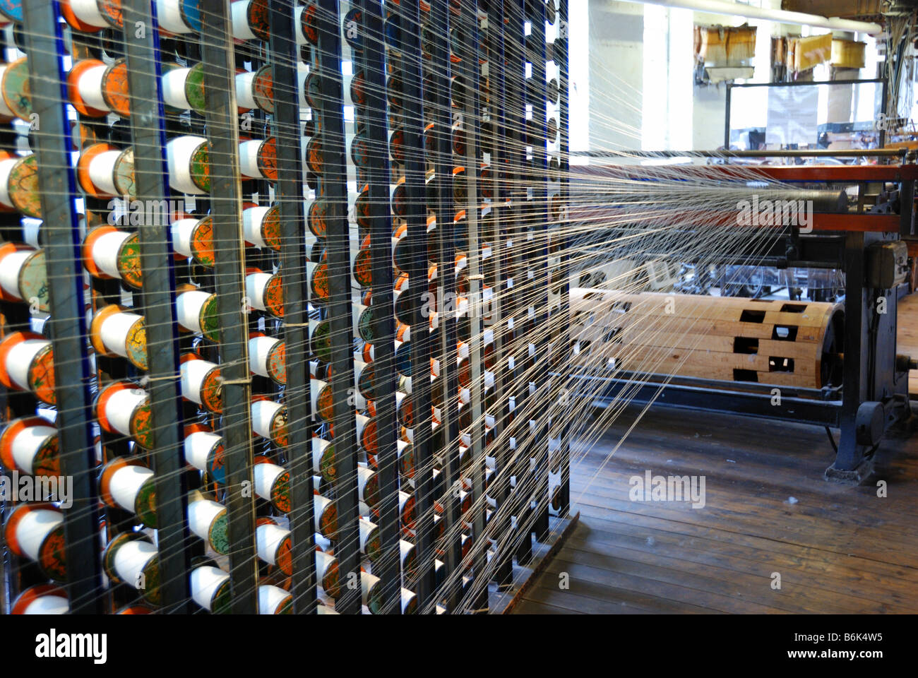 Usine de coton, Manchester, Angleterre Banque D'Images