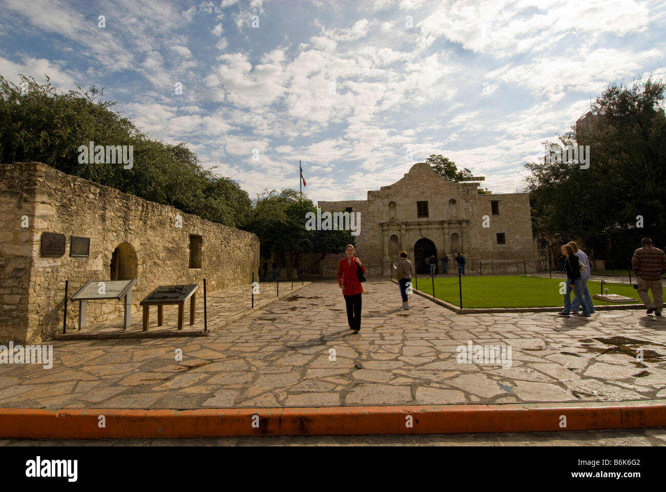San Antonio (Texas) l'ancien fort Alamo Banque D'Images