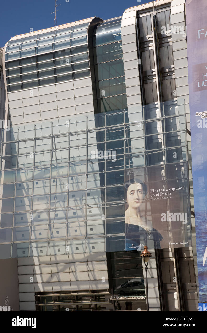 La Fondation Caixa Galicia, La Corogne, Galice, Espagne Banque D'Images