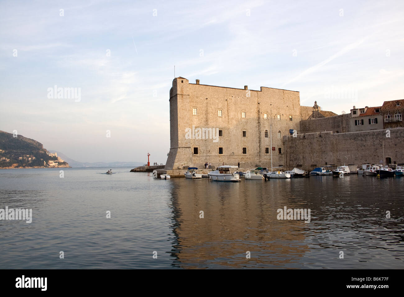 Croatie, Dubrovnik. La baie de Dubrovnik tara 'luka' Banque D'Images