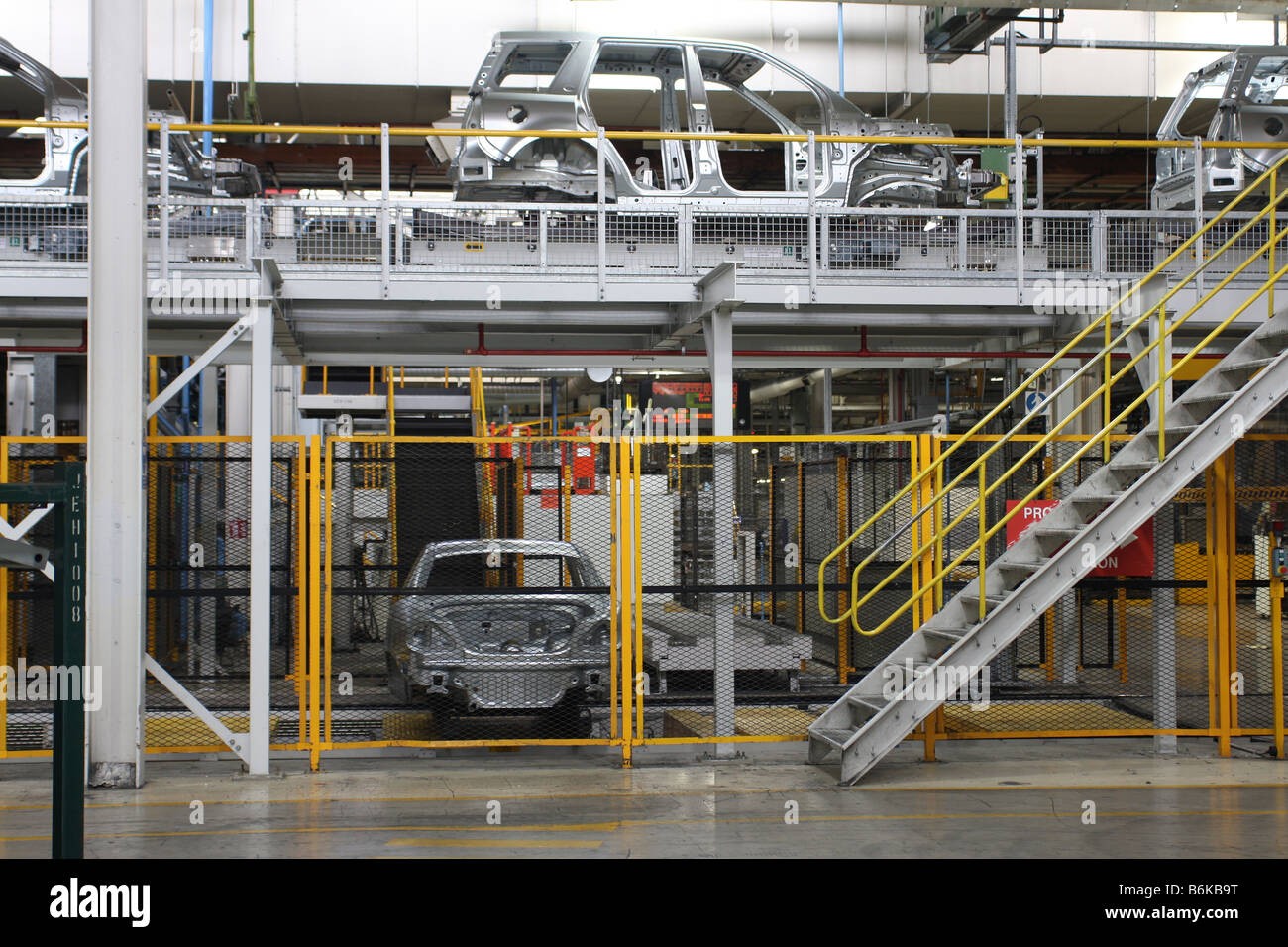 Organes1025 passer sur Jaguar X-Type Jaguar Land Rover à l'usine de Halewood Banque D'Images