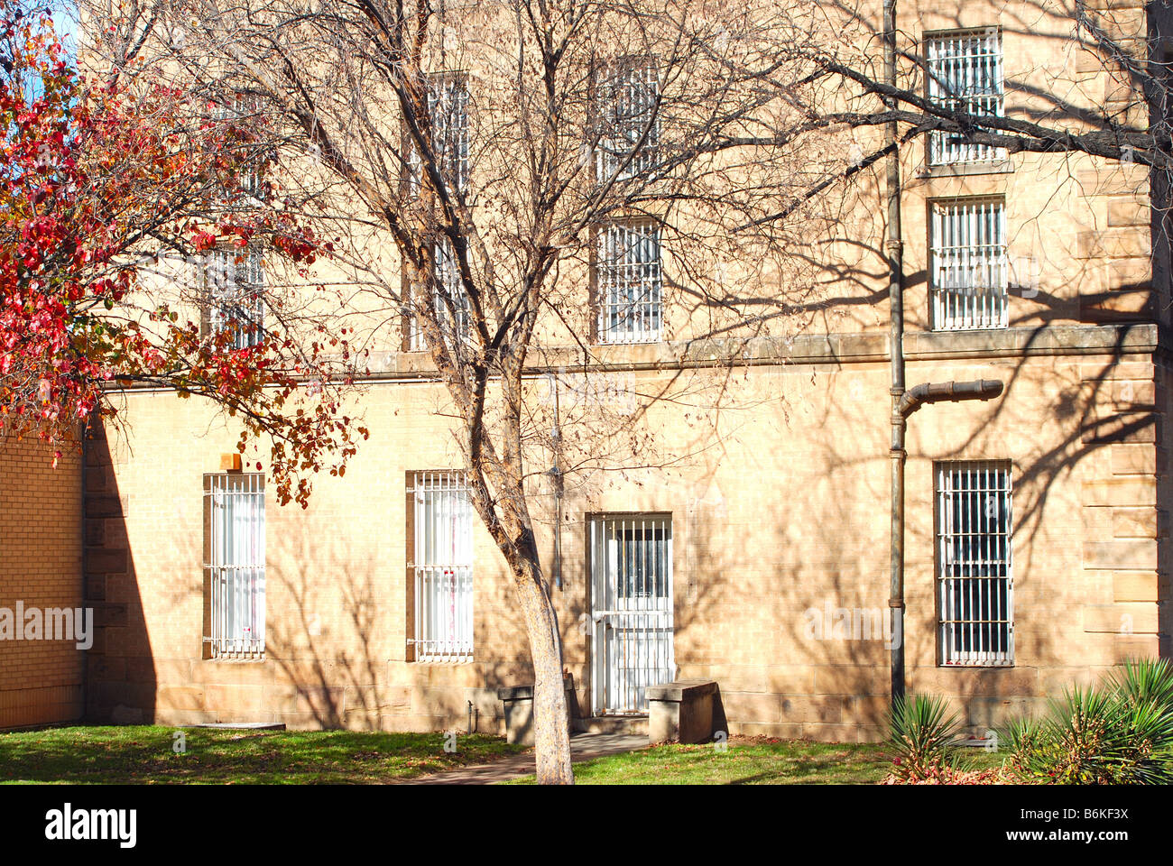 Prison du comté d'Eastland au Texas, USA Banque D'Images