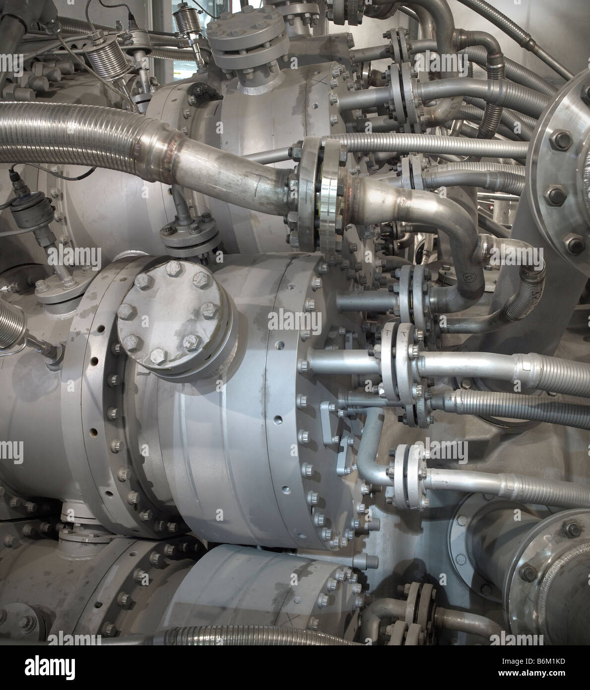 Détail de l'éolienne, Centrale électrique industriel, Philadelphia, Pennsylvania PA USA Banque D'Images