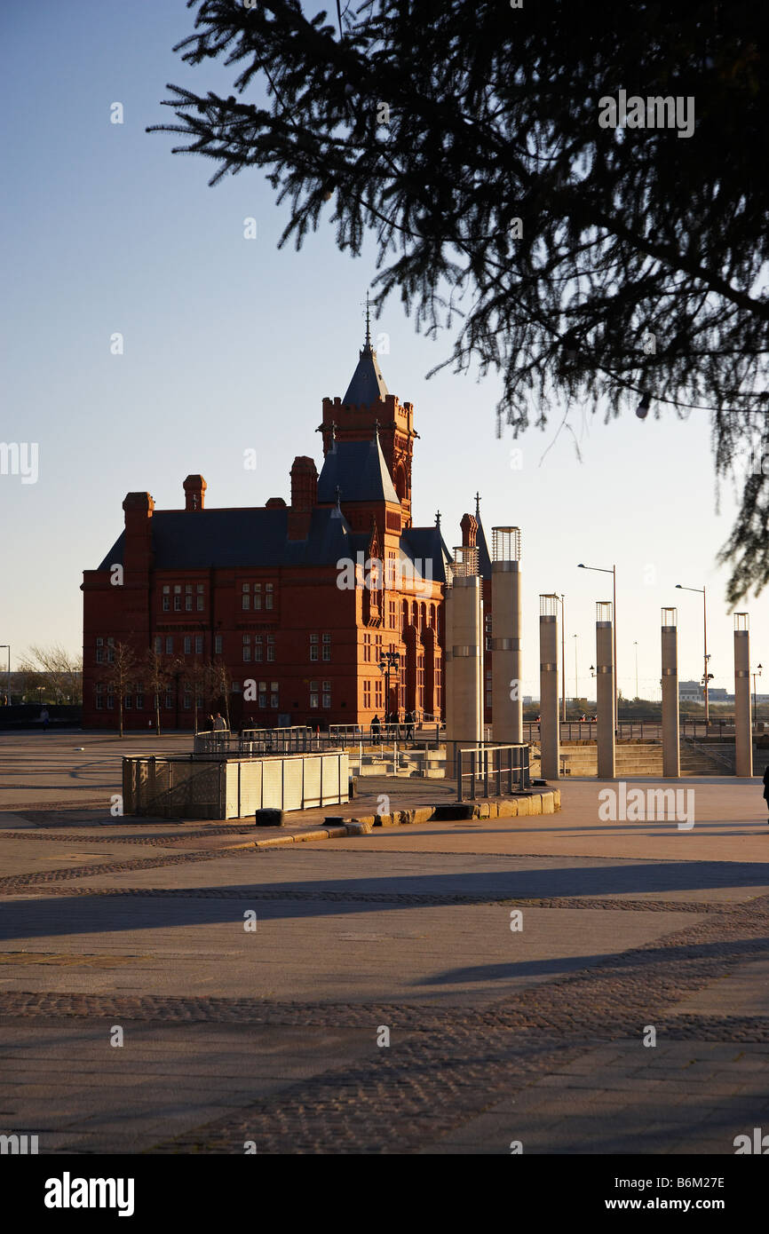 Pierhead Building, la baie de Cardiff, Pays de Galles, Royaume-Uni Banque D'Images