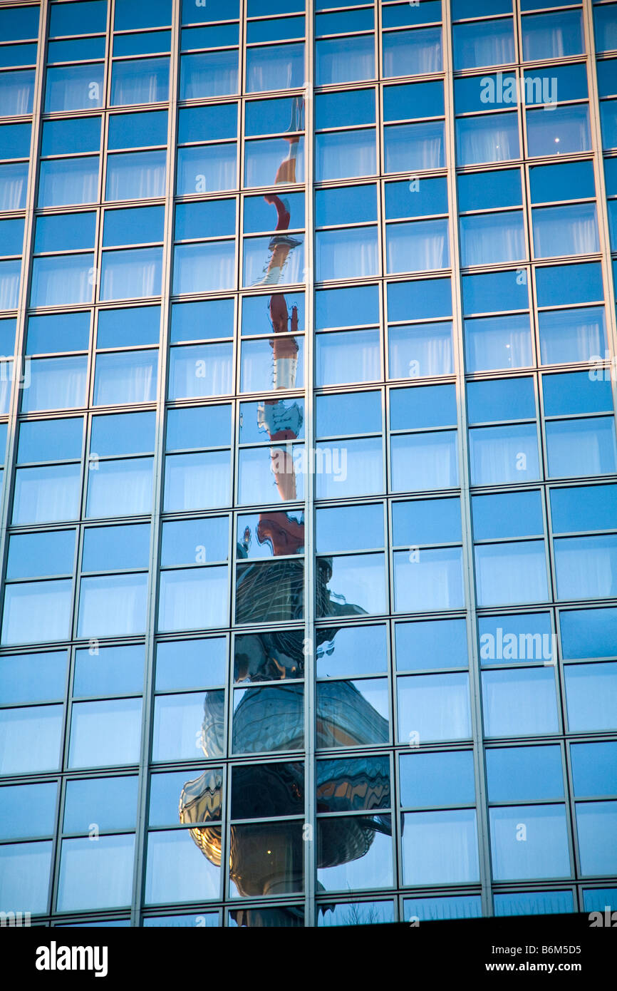 Tour de la télévision de Berlin Allemagne Banque D'Images