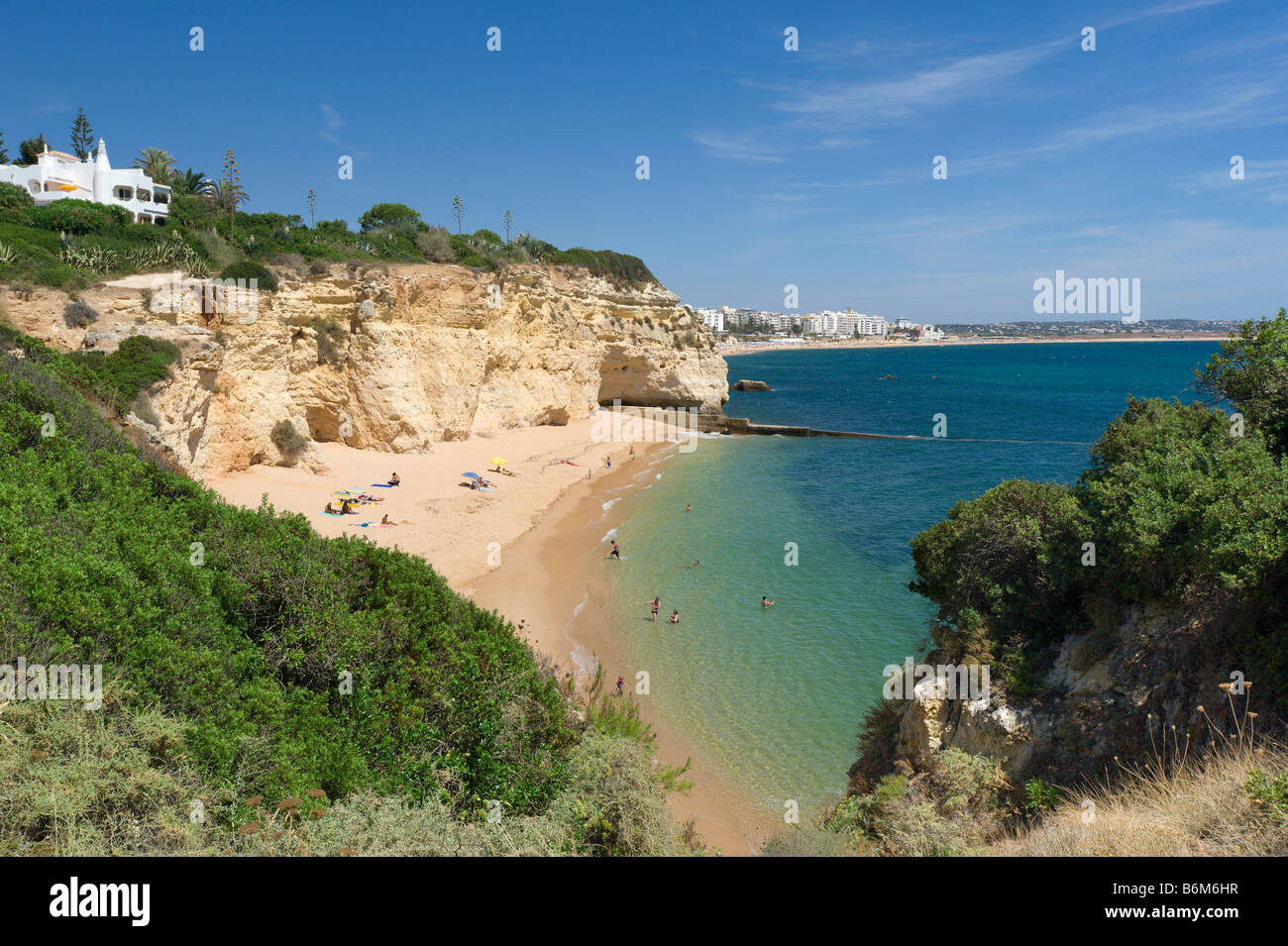 Portugal Algarve, Vila Vita Beach, Armacao de Pera Banque D'Images