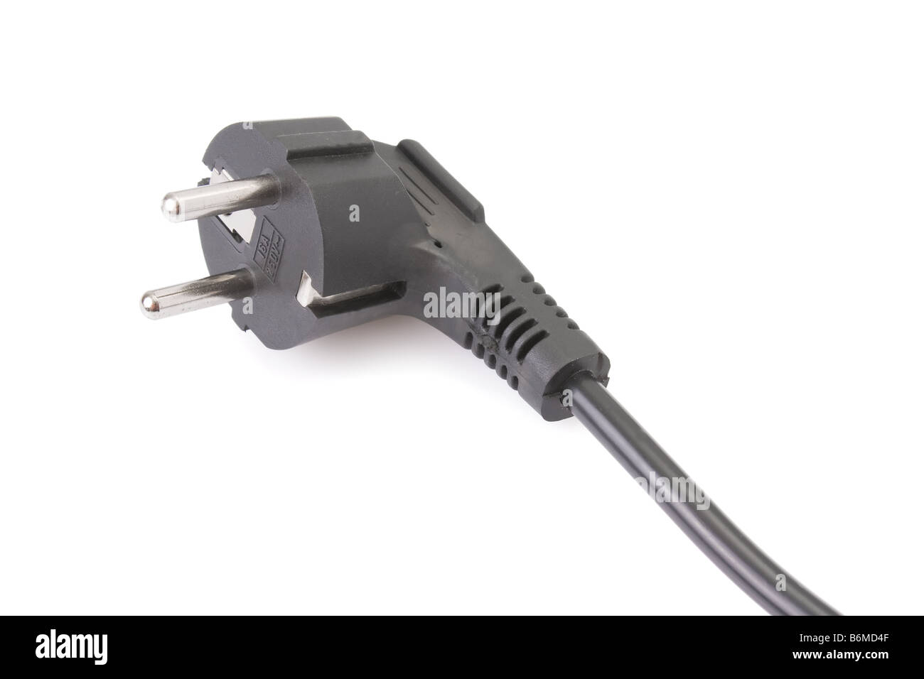 Deux broches européenne prise d'alimentation - CEE 7/7 (français/allemand 16A/250V à la terre Banque D'Images