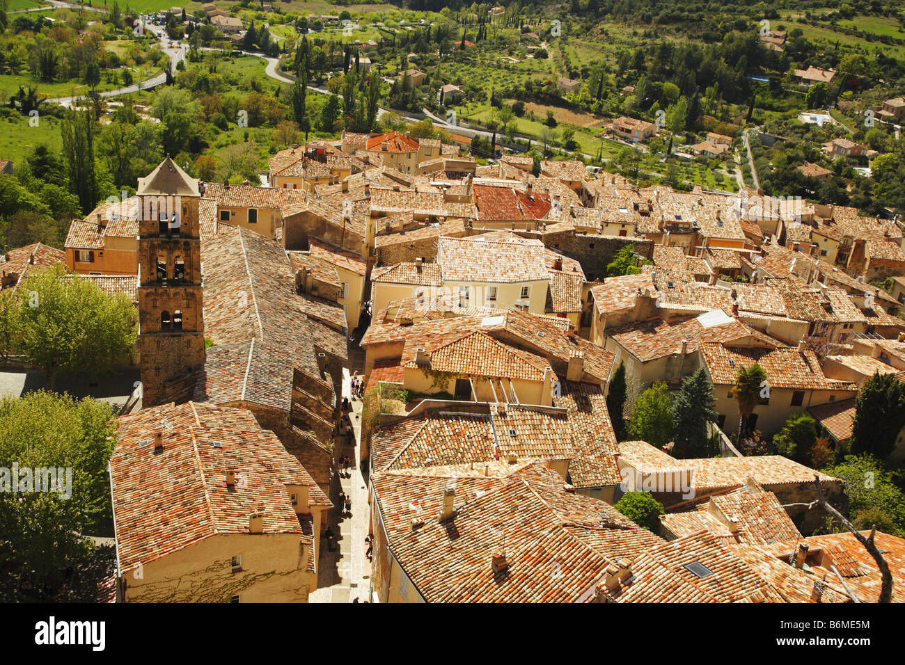 Moustiers Sainte Marie, Provence, France Banque D'Images