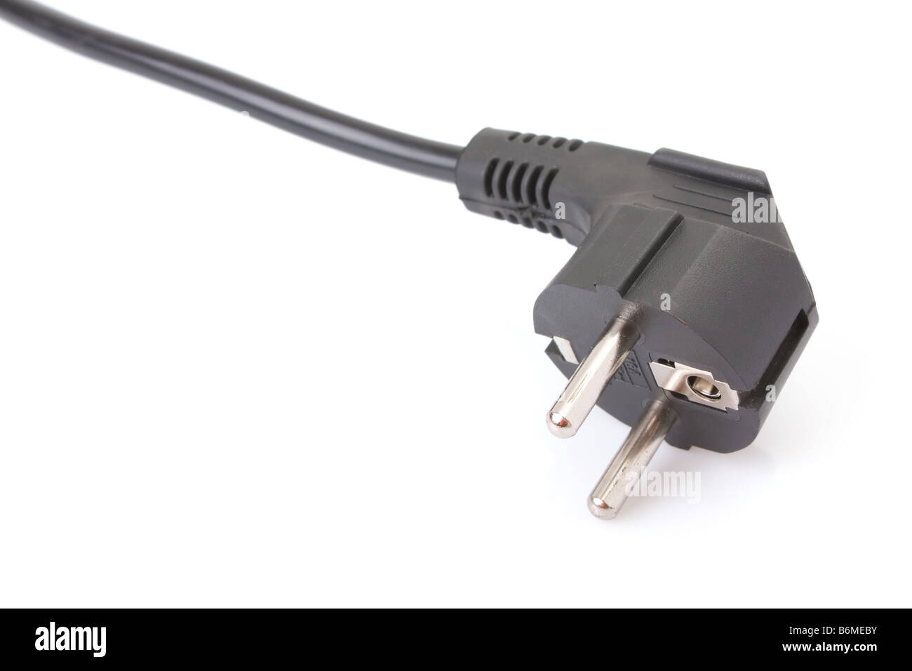 Deux broches européenne prise d'alimentation - CEE 7/7 (français/allemand 16A/250V à la terre Banque D'Images