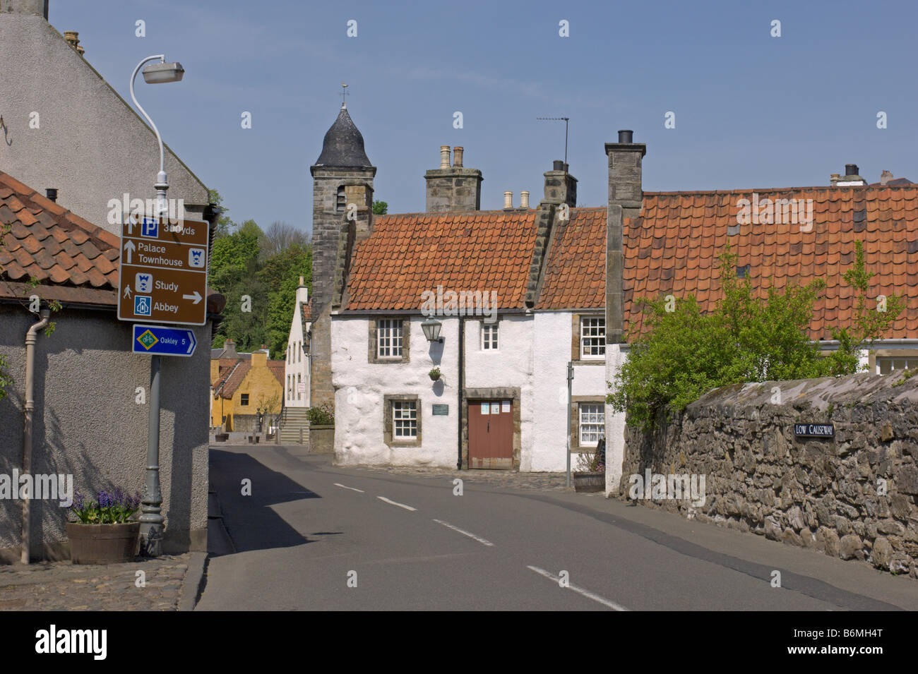 Voir l'historique de Culross village près de Kincardine sur suite Fife Ecosse Mai 2008 Banque D'Images