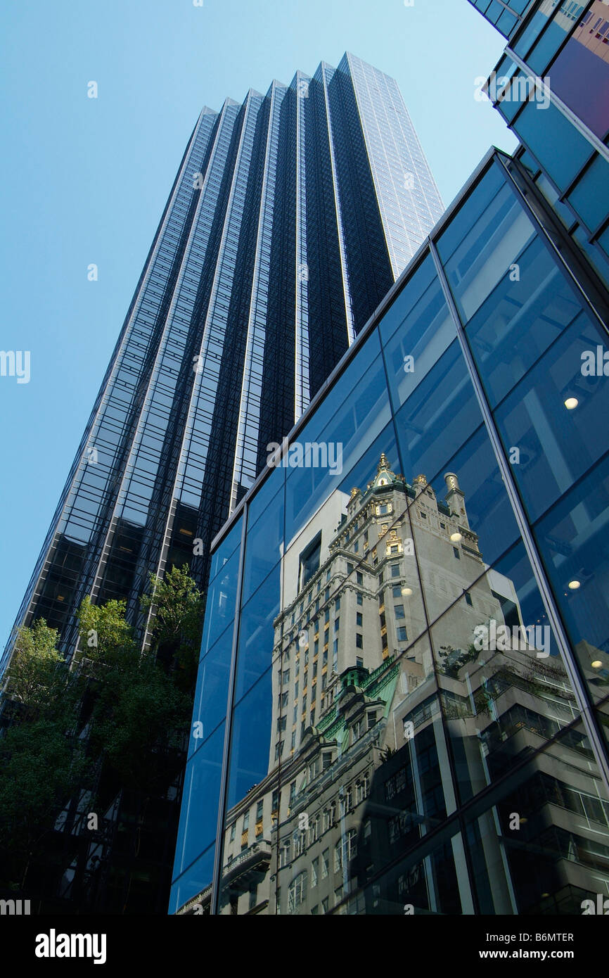 Trump Tower, Rockefeller Plaza, New York, USA Banque D'Images