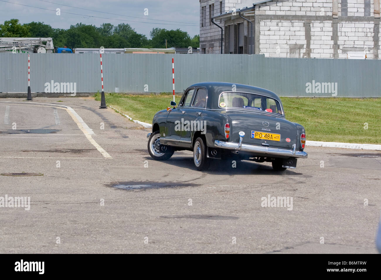 Mercedes Benz W121 - 1959, concours d'essai routier Banque D'Images