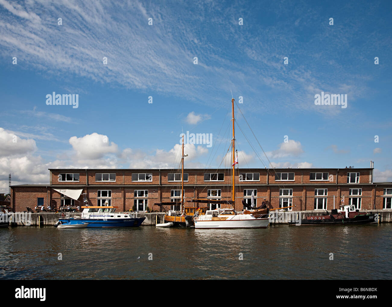 Port sur la mer Baltique Wismar Allemagne Banque D'Images