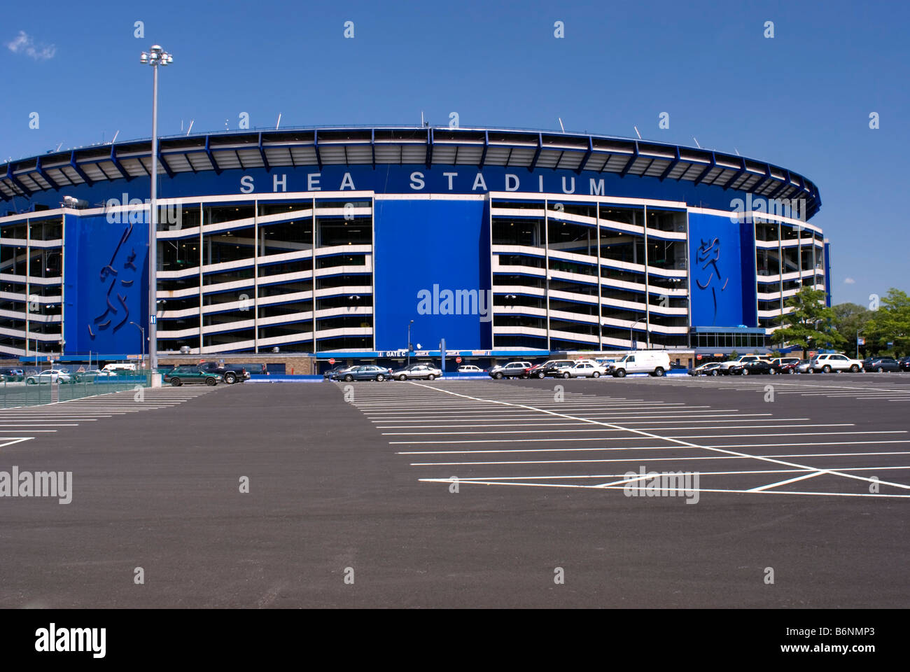 Shea Stadium, stade des ligues majeures de baseball New York Mets, Flushing Meadow, Queens, New York City Banque D'Images