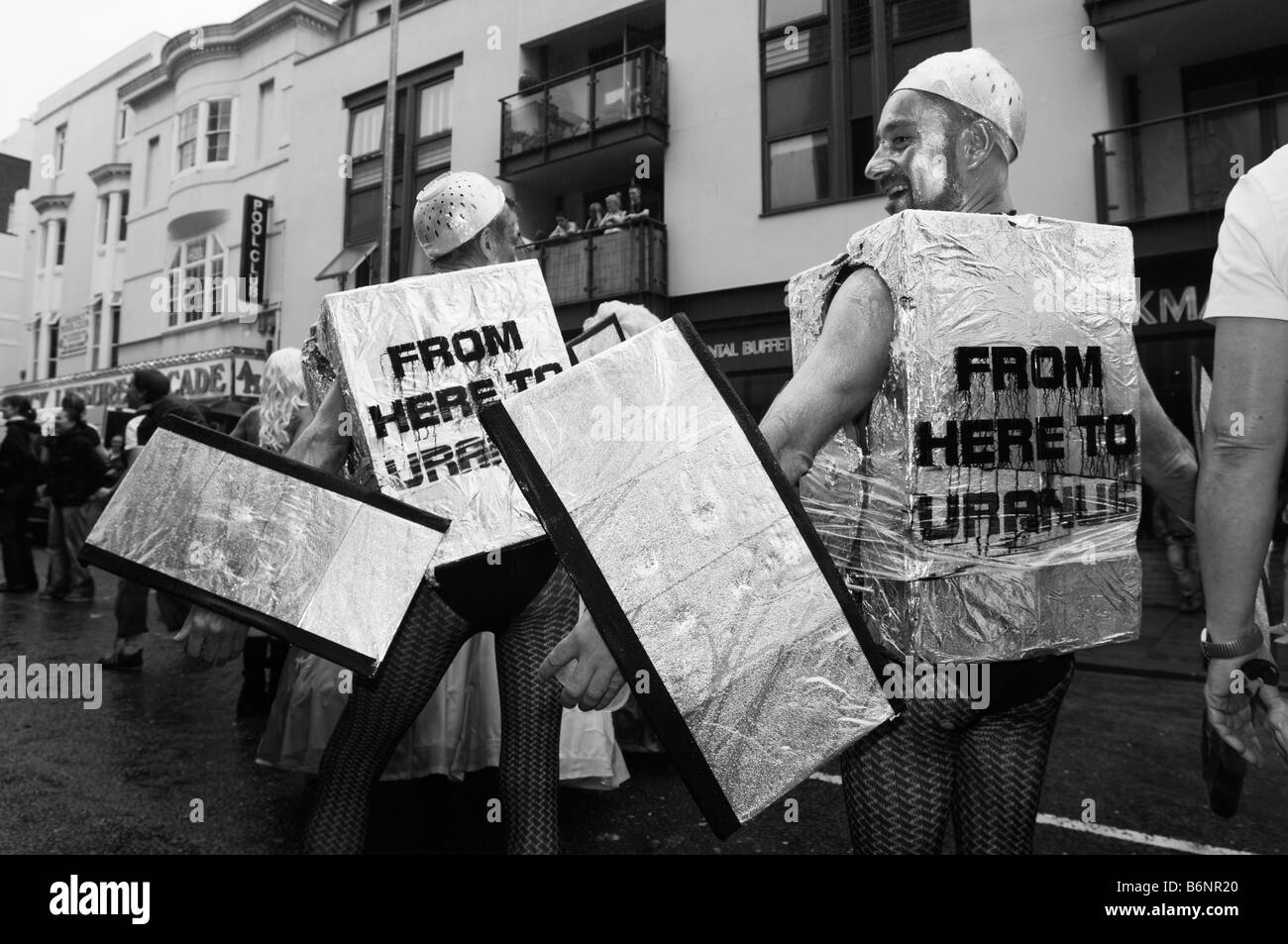 France 2 Août 2008 La parade au cours de la Gay Pride à Brighton fait son chemin à travers le centre ville Banque D'Images