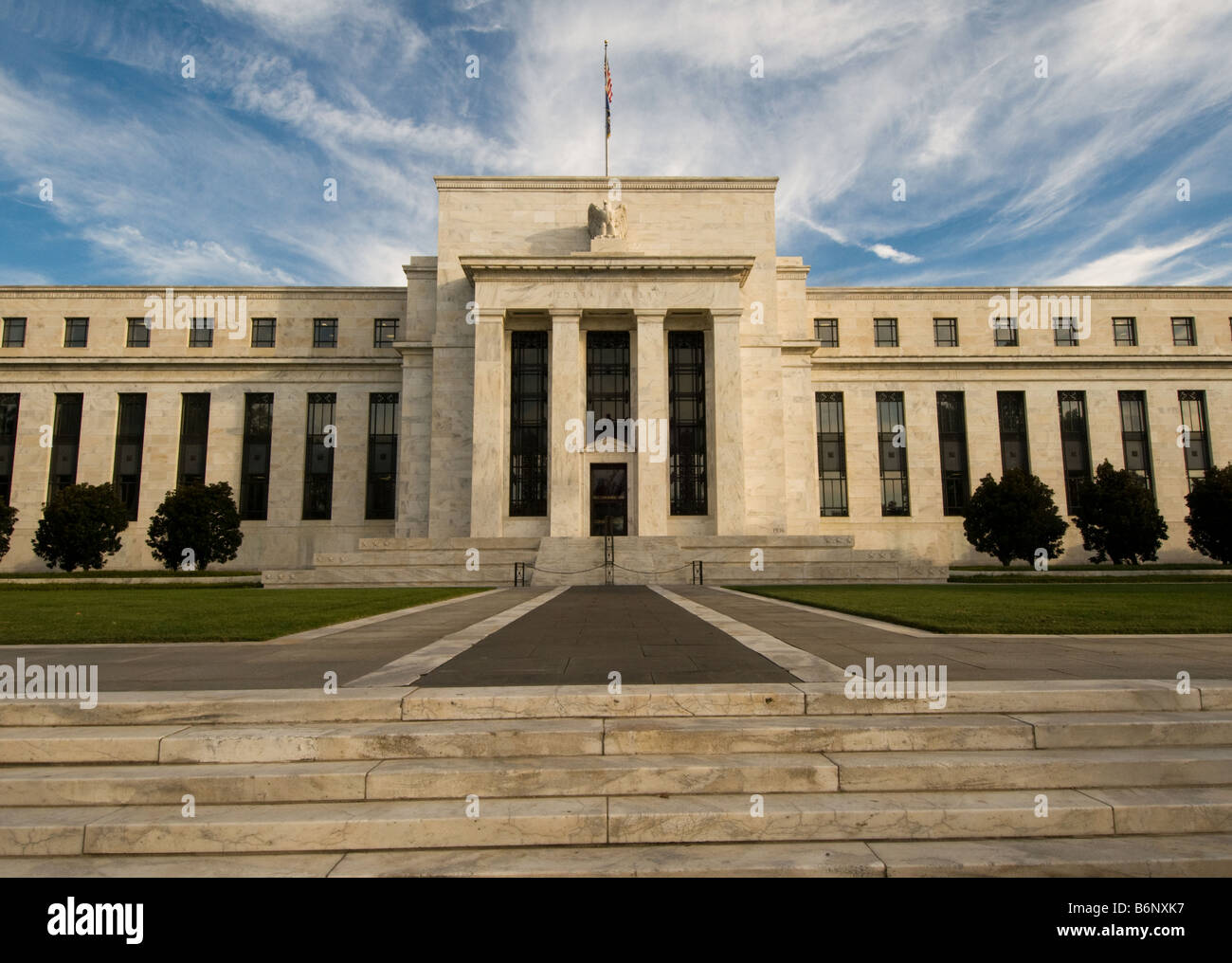 Bâtiment de la Réserve fédérale, Washington DC Banque D'Images