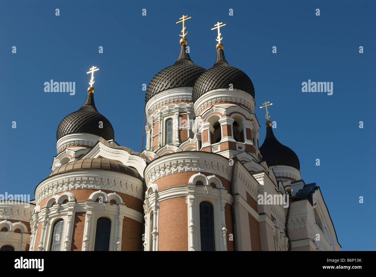 L'Église d'Alexandre Nevsky Tallinn Estonie Banque D'Images