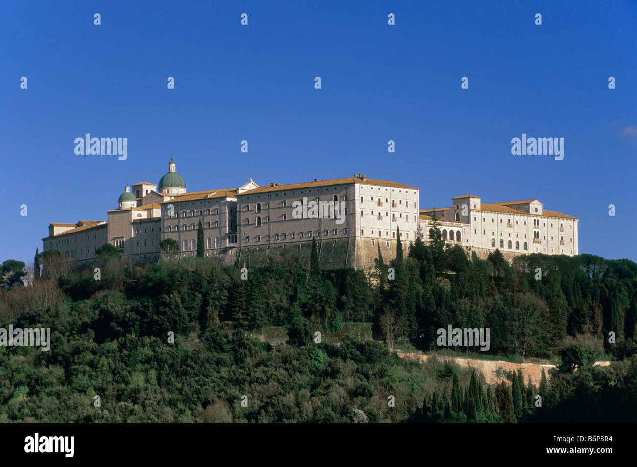 Monastère du Mont Cassin Frosinone province Région Lazio Italie Banque D'Images