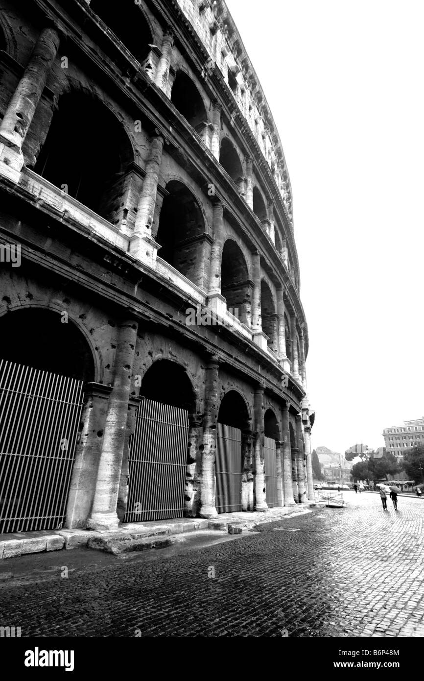 L'Italie, Rome, le Colisée. Banque D'Images