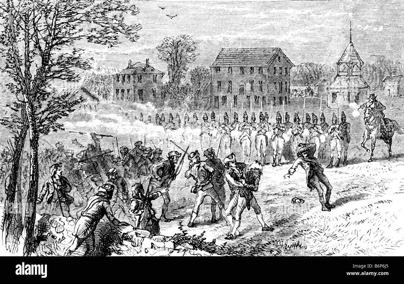 Massacre de Lexington Banque D'Images