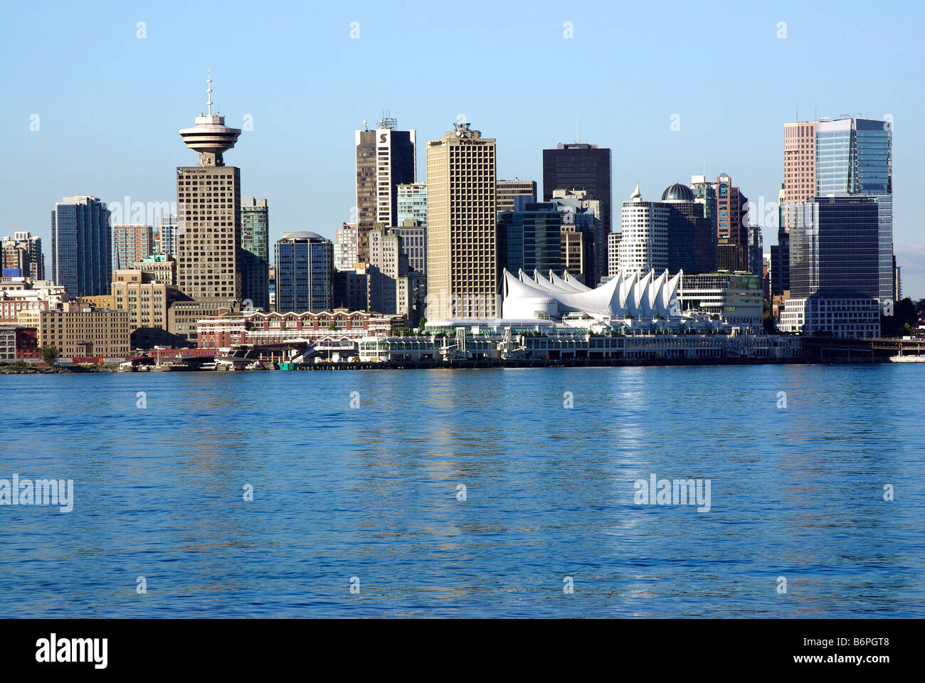 Sur la ville de Vancouver, Canada Banque D'Images