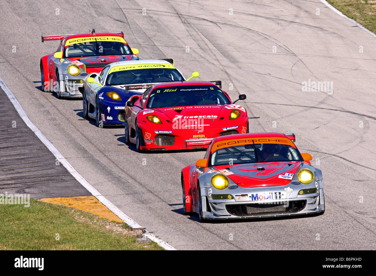ALMS Course Road America 2008 Banque D'Images
