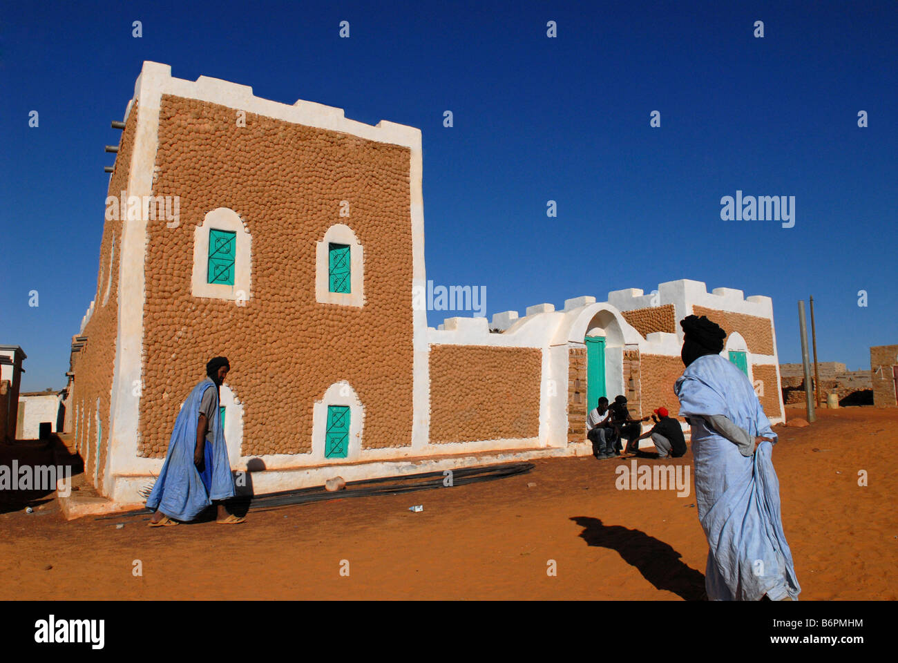 Ville de Chinguetti dans la région de l'Adrar en Mauritanie Banque D'Images