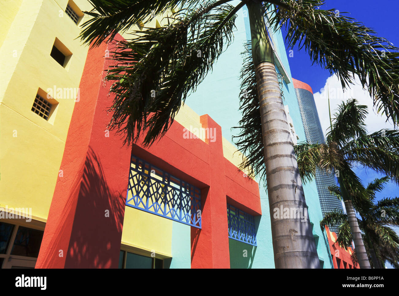 South Beach, le quartier Art déco de Miami Beach, Banque D'Images South Beach, le quartier Art déco de Miami Beach, Banque D'Images