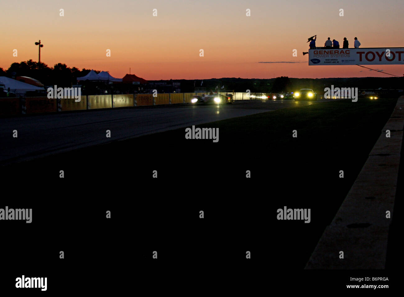 ALMS Course Road America 2008 Banque D'Images