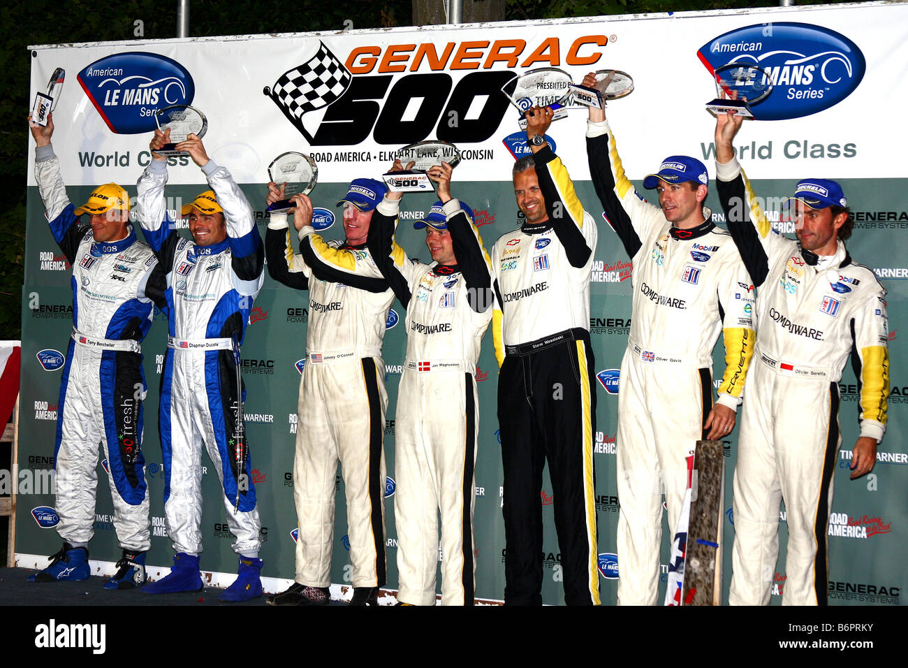 ALMS Course Road America 2008 Banque D'Images