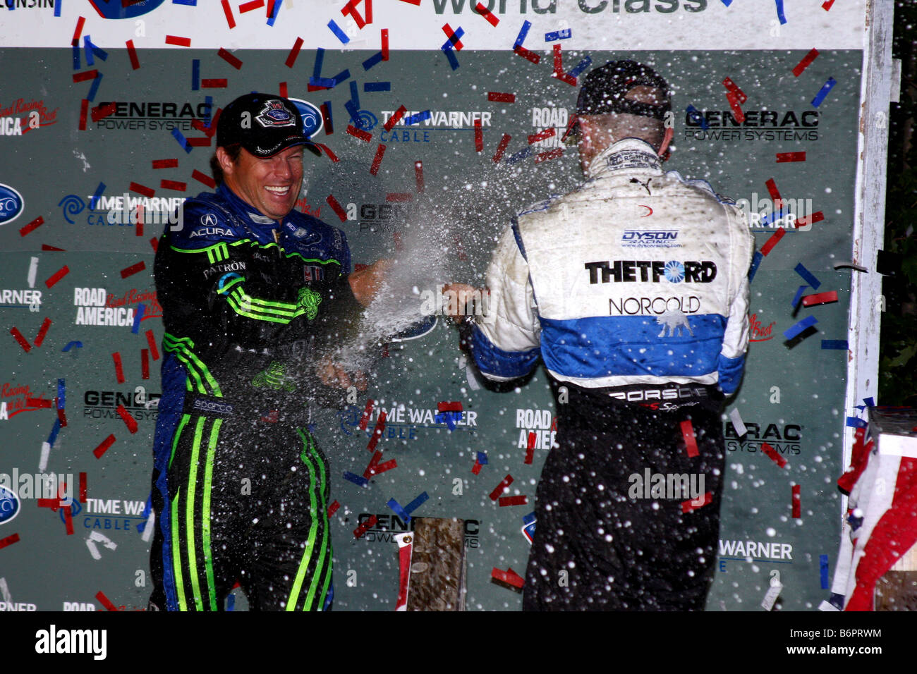 ALMS Course Road America 2008 Banque D'Images