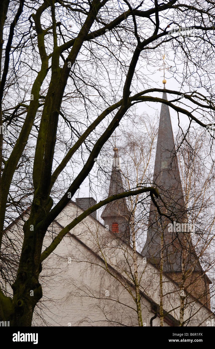 L'église de Saint Maria Geburt dans la ville de Elsdorf, nord-ouest de l'Allemagne Banque D'Images