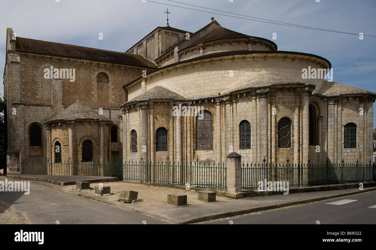 Poitiers, Saint-Hilaire, Chor von Südosten Banque D'Images